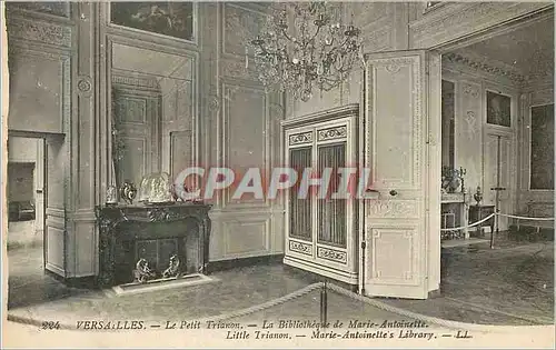 Cartes postales Ver Le Petit Trianon La Bibliotheque de Marie Antoinette