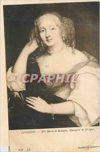 Cartes postales Musee de Versailles Inconnu M Marie de Rabutin Marquiese de Sevigne