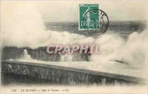 Cartes postales Le Havre Effet de Vagues