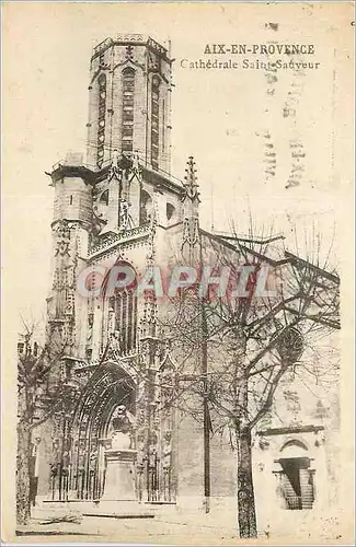 Cartes postales Aix en Provence Cathedrale Sajut Sauveur