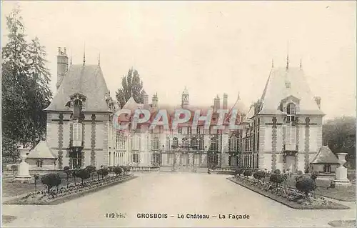 Ansichtskarte AK Grosbois Le Chateau La Facade