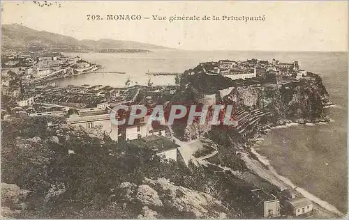 Cartes postales Monaco Vue generale de la Principaute