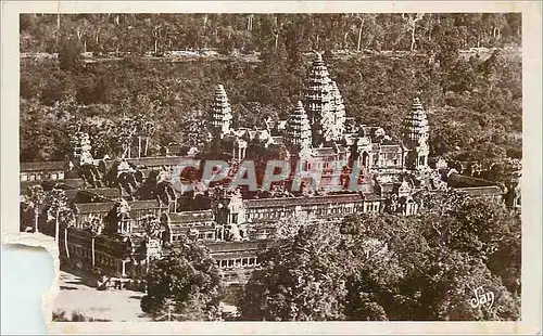 Ansichtskarte AK Notre Dame Lointaine Cambodge Angkor Vat Le Temple Vue Generale