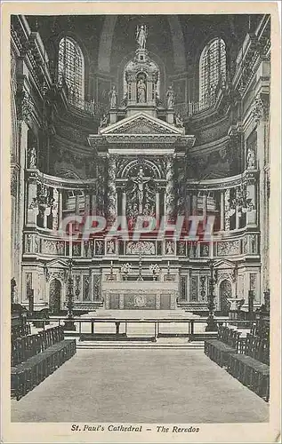 Cartes postales St Pauls Cathedral The Reredos