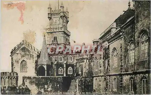 Cartes postales moderne Cintra Entrada para capella do real castelloja pena Tabacaria Costa Rua de Ouro Lisboa