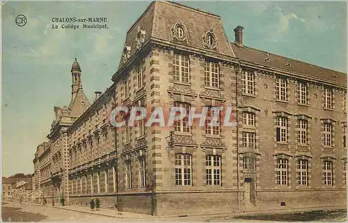 Cartes postales Chalons sur Marne Le College Municipal