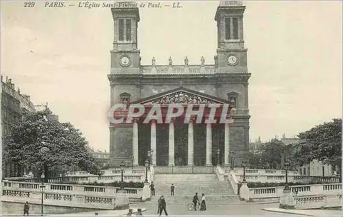 Cartes postales Paris L Eglise Saint Vincent de Paul