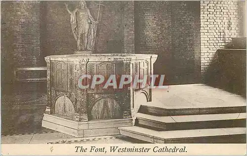 Cartes postales The Font Westminster Cathedral
