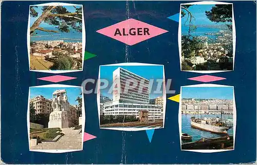 Cartes postales moderne Alger Souvenir d Alger