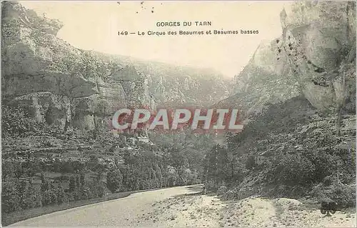 Ansichtskarte AK Gorges du Tarn Le Cirque des Beaumes et Beaumes basses