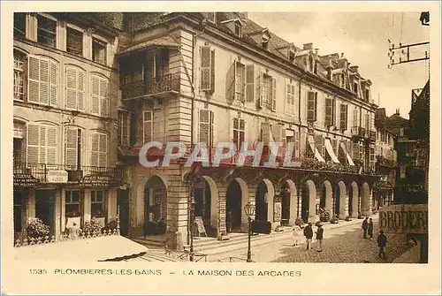 Cartes postales Plombieres les Bains La Maison des Arcades