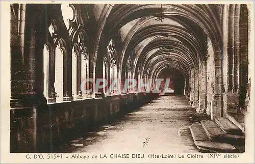 Ansichtskarte AK Abbaye de la Chaise Dieu Hte Loire Le Cloitre xiv siecle