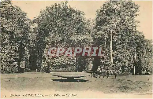 Ansichtskarte AK Environs de Chantilly La Table