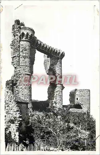 Cartes postales moderne Allegre Haute Loire La Potence Curieuse ruine feodale Ancien Chateau du xiv siecle qui recut les