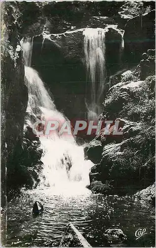 Moderne Karte Environs de Chatelguyon La Cascade de l Embene aux Gorges d Enval Le Bout du Monde