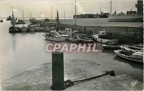 Moderne Karte Chateau de Oleron Le Port Bateaux