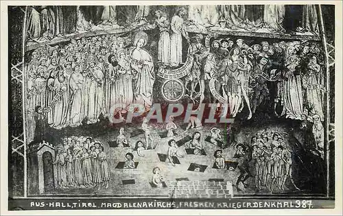 Cartes postales moderne Aus Hall Tirol Magdalena Kirchs Fresken Kriegerdenkmal