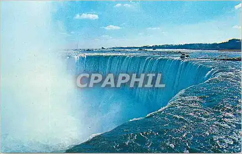Cartes postales moderne The Horseshoe Falls Roars a might welcome Niagara Falls Canada