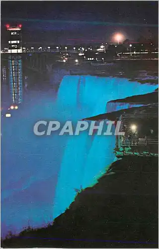 Cartes postales moderne Illuminated American Falls Showing the Observation Tower