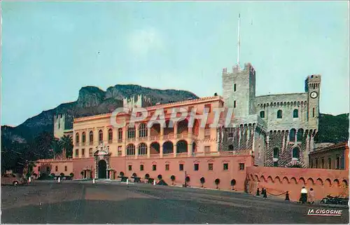 Moderne Karte Reflets de la Cote d Azur Monaco Vue d ensemble du Palais du Prince