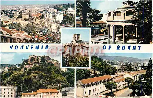 Cartes postales moderne Souvenir de Royat Vue generale Source Eugenie L Eglise Le Paradis l Etablissement Thermal et le