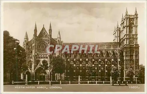 Moderne Karte Westminster Abbey London