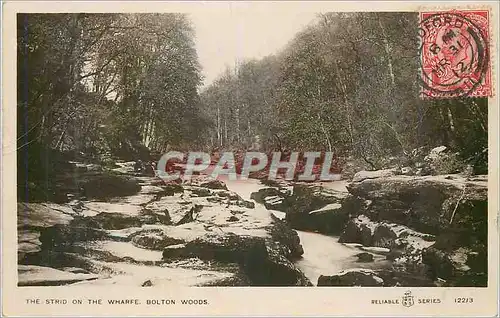 Moderne Karte The Strid on the Wharfe Bolton Woods