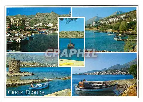 Moderne Karte Crete Elouda