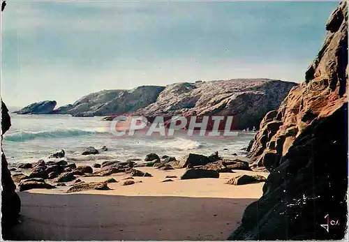 Moderne Karte La Bretagne En Couleurs Quiberon Morbihan Grotte sur la Cote Suavage