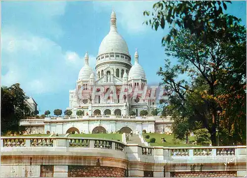 Cartes postales moderne Couleurs et Lumiere de France Paris Le Sacre Coeur