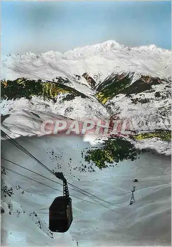 Cartes postales moderne Courchevel Savoie Telepherique de la Saulire