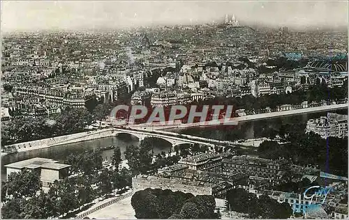 Cartes postales moderne Paris et ses Merveilles Panorama sur Paris vue prise de la tour Eiffel