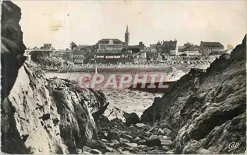 Cartes postales moderne Saint Quay Portrieux La Plage de Saint Quay vue de la Grotte de I Isnin