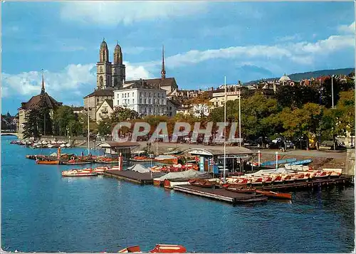 Cartes postales moderne Zurich von der Quaibrucke aus