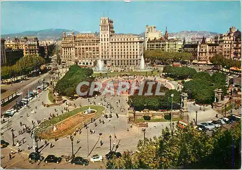 Cartes postales moderne Barcelona Plaza de Cataluna