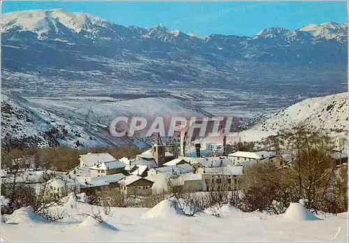 Cartes postales moderne Lumiere et Couleurs de la Cerdagne Font Romeu Le Village d Odeillo et le Four Salaire du Cnrs