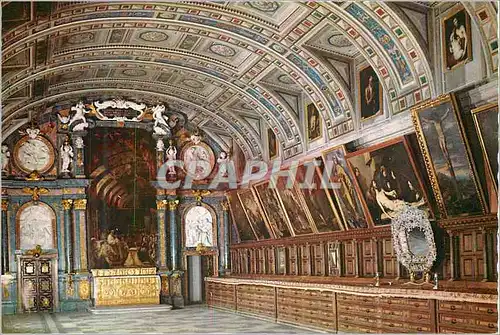 Cartes postales moderne El Escorial Monastere Sacristie