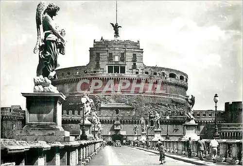 Cartes postales moderne Roma Pont et Chateau Saint Ange
