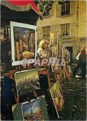 Cartes postales moderne Paris La Place du Tertre