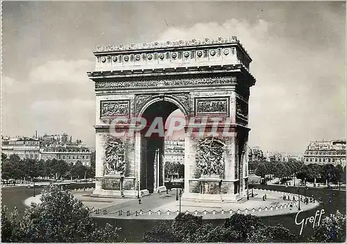 Cartes postales moderne Paris L Arc de Triomphe de Etoile