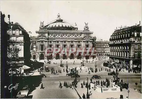 Moderne Karte Paris Place de l Opera