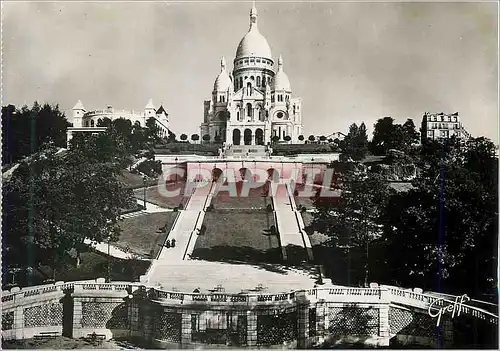 Cartes postales moderne Paris Basilique du Sacre Coeur de Montmartre Vue d ensemble