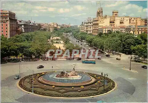 Cartes postales moderne Madrid Place de Neptune