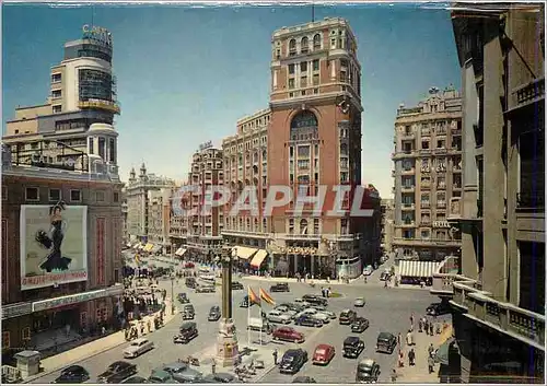 Cartes postales moderne Madrid Place du Callao