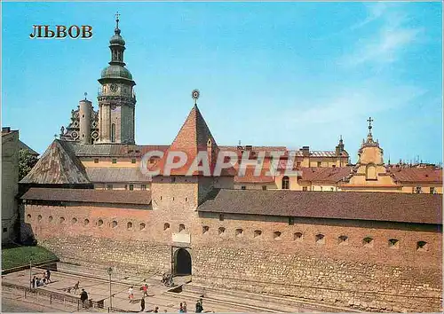 Moderne Karte Lvov A set of former defensive installations of the century