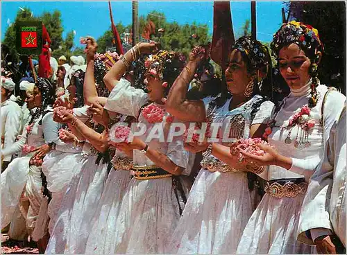 Moderne Karte Marruecos Tipico Typical Morocco Folklore Group