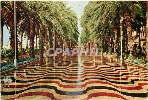 Moderne Karte Alicante Esplanade d Espagne