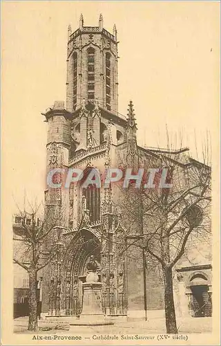 Cartes postales Aix en Provence Cathedrale Saint Sauveur xv siecle