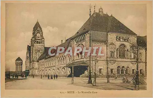 Cartes postales Metz La Nouvelle Gare