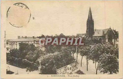 Cartes postales Sarrebourg Place Mathey